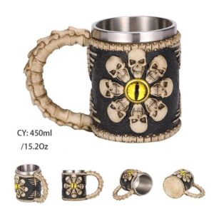 Necromancer Skull Mug