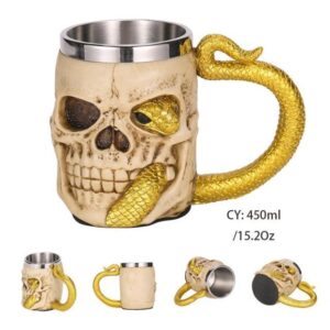 Necromancer Skull Mug