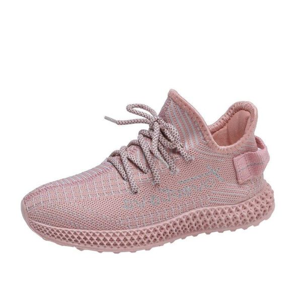 Spring and Summer 2021 New Breathable Knitted Women's Shoes