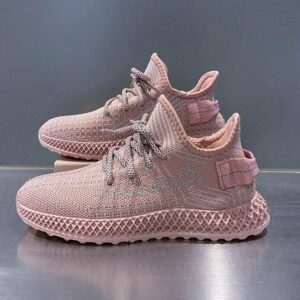 Spring and Summer 2021 New Breathable Knitted Women's Shoes