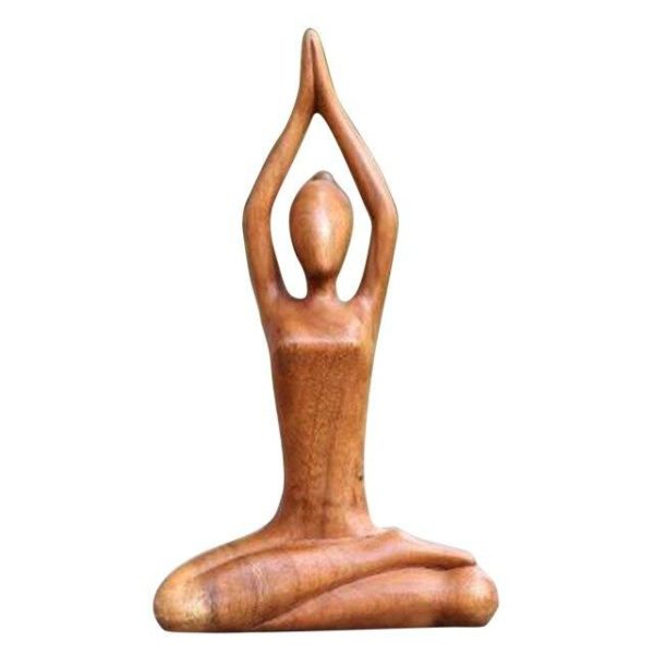 Yoga Body Figure Sculture Wood