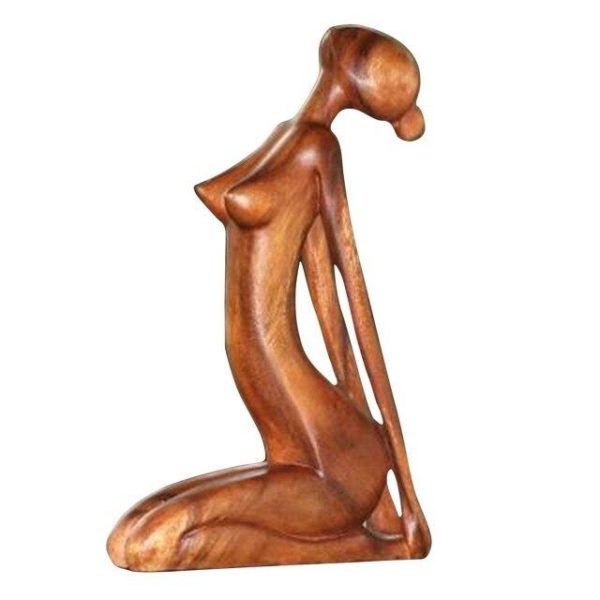 Yoga Body Figure Sculture Wood