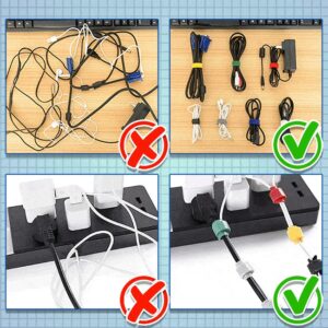 Reusable Cord Organizer Ties (50pcs)