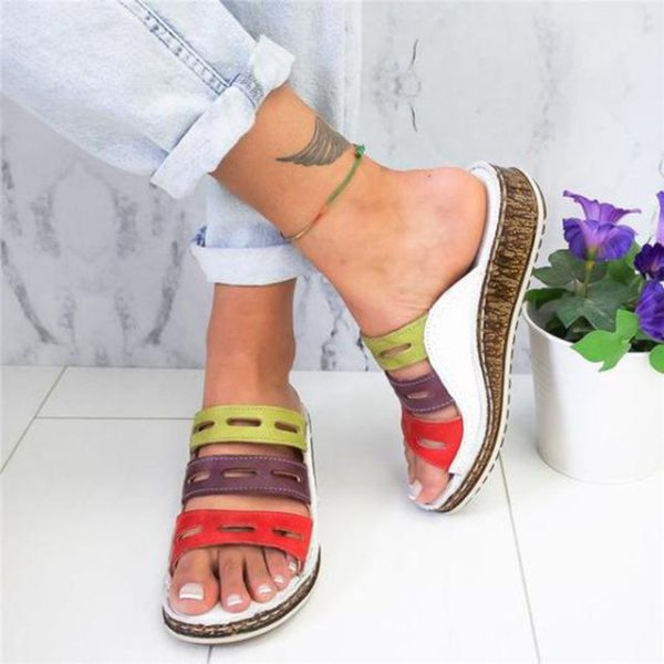 PERFECTWALK™ Tri Color Orthopedic Sandal