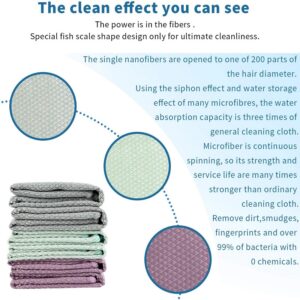 Summer Hot Sale 50% OFF - Fish scale microfiber polishing cleaning cloth