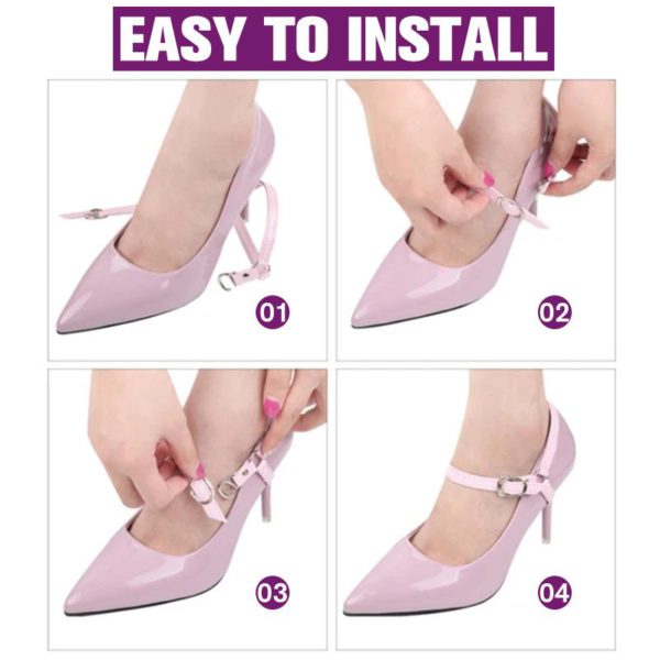 (SUMMER HOT SALE - SAVE 50% OFF) - Instant Shoe Heel Straps - BUY 4 FREE SHIPPING