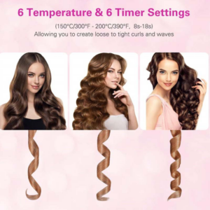 45% Off Last Day Promotion-- Auto Rotating Ceramic Hair Curler