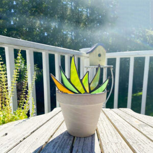 Suncatcher Stained Agave Plante-Buy More Save More