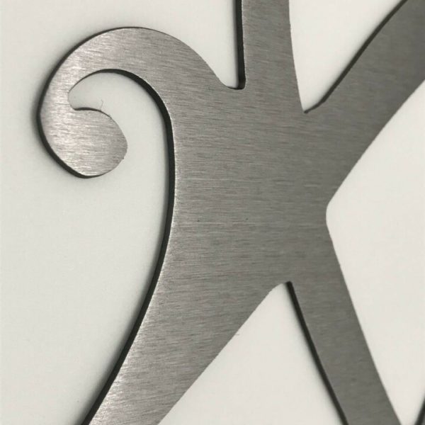 Infinity heart - Steel wall decor Metal Wall art