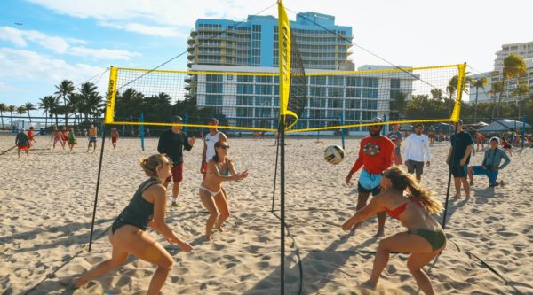 (🔥Summer Hot Sale - 50% OFF) Cross Volleyball Net, Set Up Within Minutes In Sand, Grass, Or Indoors