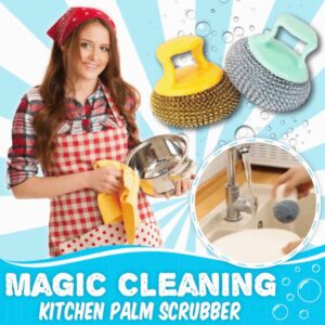 Magic Cleaning Kitchen Palm Scrubber