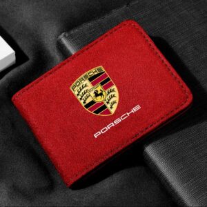 Car Driving License High-end Suede Storage Bag