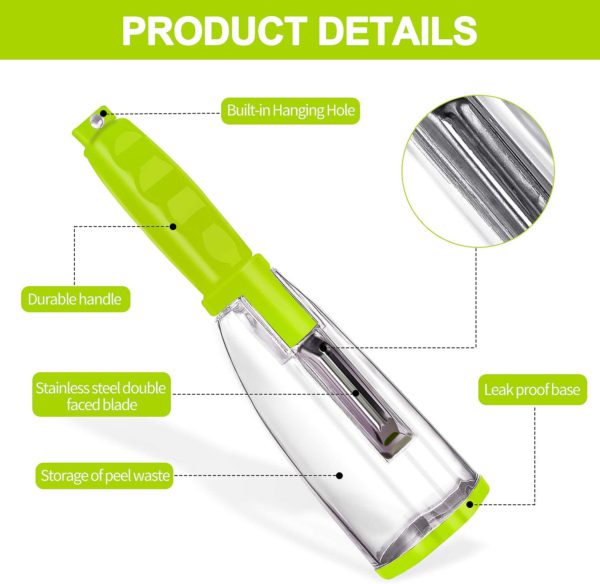 (🔥Last Day Promotion - Save 50% OFF) Smart Fruits And Vegetables Peeler🔥BUY 2 GET 1 FREE