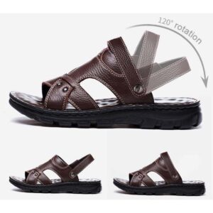 Men's Leather Casual Sandals（Freeshipping）