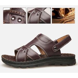 Men's Leather Casual Sandals（Freeshipping）