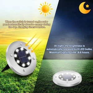 🐰EARLY EASTER PROMOTION🐰 -8 LED Solar Ground Lights