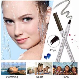 (🔥Hot Summer Sale - 50% OFF) -Eyebrow Pencil with Four Tips-As low as $ 4.99 each