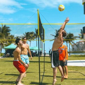 (🔥Summer Hot Sale - 50% OFF) Cross Volleyball Net, Set Up Within Minutes In Sand, Grass, Or Indoors