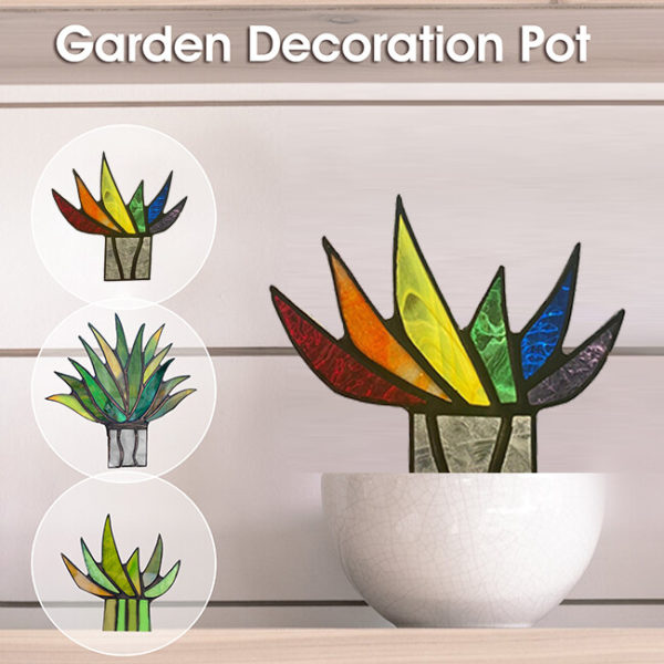 Suncatcher Stained Agave Plante-Buy More Save More