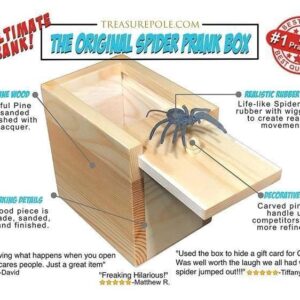 🔥SUMMER HOT SALE🔥Super Funny Crazy Spider Box Prank