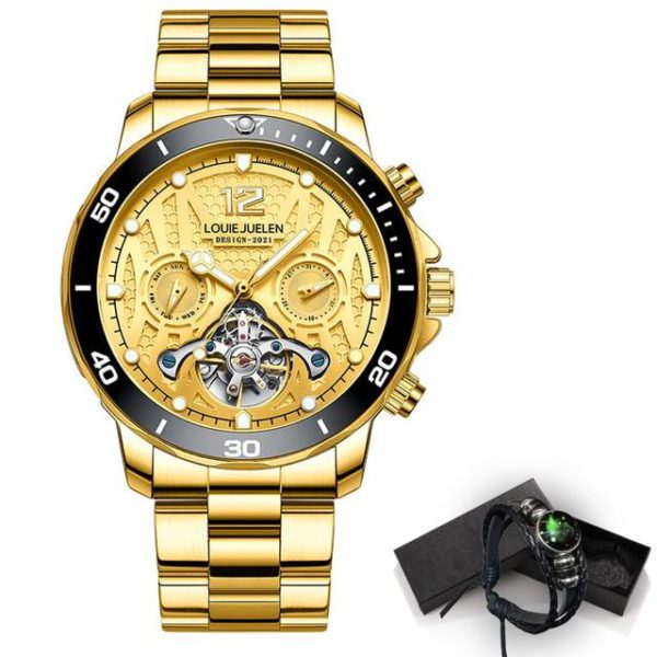 Accessories are important items to make up your luxury and prominence, especially the watch. This Mechanical watch luxury is suitable for all types of costumes. You can combine it with any style you like. Buy it now🔥🔥🔥