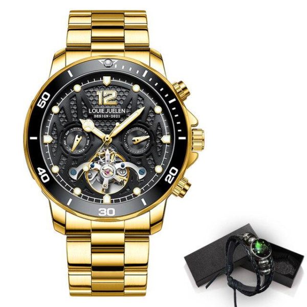 Accessories are important items to make up your luxury and prominence, especially the watch. This Mechanical watch luxury is suitable for all types of costumes. You can combine it with any style you like. Buy it now🔥🔥🔥