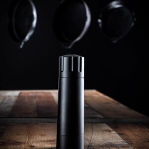 The Last Pepper Mill for Pepper Lovers- Pepper your steak in 7 cranks instead of 70.