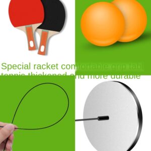 Multifunctional elastic table tennis training device