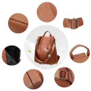 （VALENTINE'S DAY PROMOTION 🎉 - SAVE 50% OFF!!🔥）The Most Popular Large-capacity Leather Anti-theft Backpack