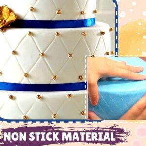 Fondant Texture Lattice Impression Mat (4pcs Set)