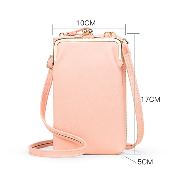 (🔥Hot Summer Sale - 50% OFF) Women Phone Bag Solid Crossbody Bag - Buy 2 Free Shipping