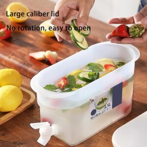 【🎊Summer Holiday Hot Sale - 50% OFF】Large Plastic Pitcher With Lid And Faucet😆