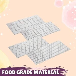 Fondant Texture Lattice Impression Mat (4pcs Set)