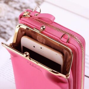 (🔥Hot Summer Sale - 50% OFF) Women Phone Bag Solid Crossbody Bag - Buy 2 Free Shipping