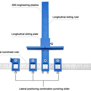 (🔥Father's Day Hot Sale-49% OFF) Drill Measuring Ruler Tool!