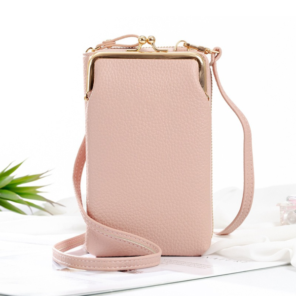 (🔥Hot Summer Sale - 50% OFF) Women Phone Bag Solid Crossbody Bag - Buy 2 Free Shipping