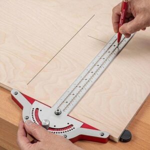 (FATHER'S DAY HOT SALE - SAVE 50% OFF) Adjustable Woodworkers Edge Rule