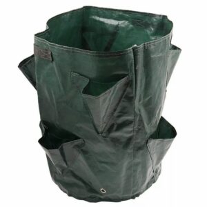 8 Pockets Potato Strawberry Planter Balcony Strawberry Planting Bag Herbs Vegetables Garden