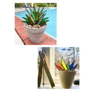 Suncatcher Stained Agave Plante-Buy More Save More