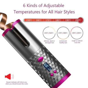 45% Off Last Day Promotion-- Auto Rotating Ceramic Hair Curler