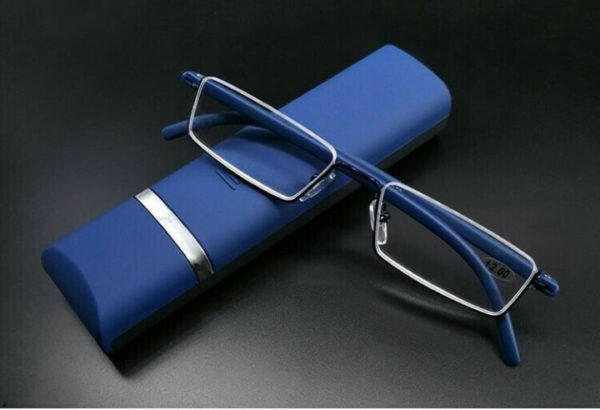 Unisex Comfy Light Half Frame Reading Glasses TR90 Resin Foldable Presbyopic Glasses