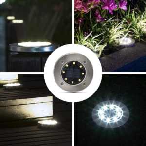 15 LED Solar Ground Lights(Made in America)