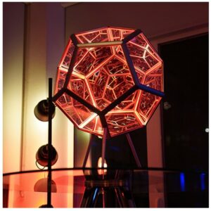 Infinite Dodecahedron Color Art Light