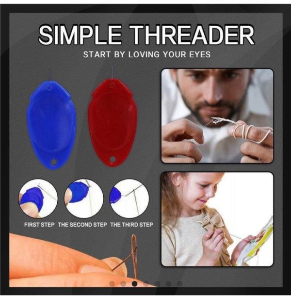 Simple threader 【3 pcs】(Applicable sewing machine)