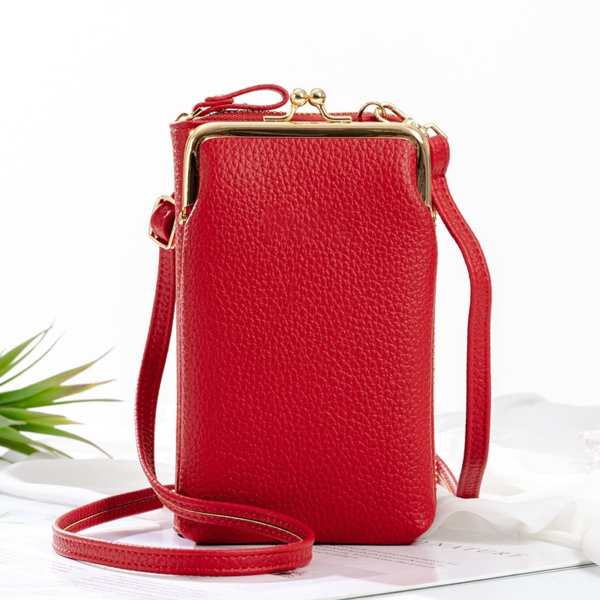 (🔥Hot Summer Sale - 50% OFF) Women Phone Bag Solid Crossbody Bag - Buy 2 Free Shipping