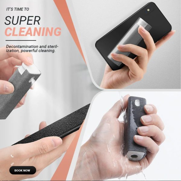 (Mother's Day Hot Sale-50% OFF) 3 in 1 Fingerprint-proof Screen Cleaner