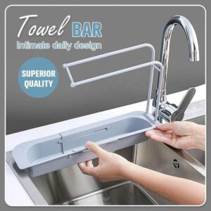 (SUMMER HOT SALE - 50% OFF) Telescopic Sink Storage Rack - BUY 2 FREE SHIPPING