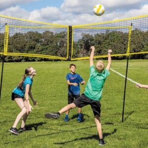 (🔥Summer Hot Sale - 50% OFF) Cross Volleyball Net, Set Up Within Minutes In Sand, Grass, Or Indoors