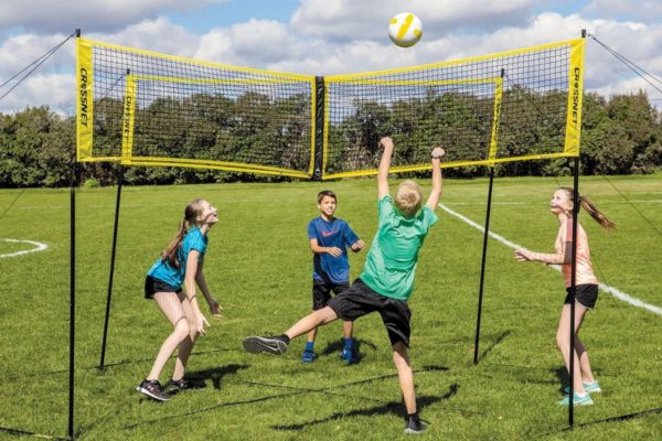 (🔥Summer Hot Sale - 50% OFF) Cross Volleyball Net, Set Up Within Minutes In Sand, Grass, Or Indoors