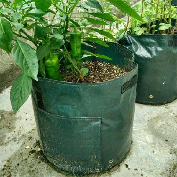 30L Large Capacity Potato Grow Planter PE Container Bag Pouch Tomato Vegetables Garden Outdoor